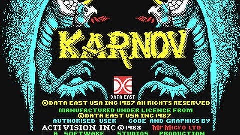 Karnov Review for the Commodore 64 by John Gage