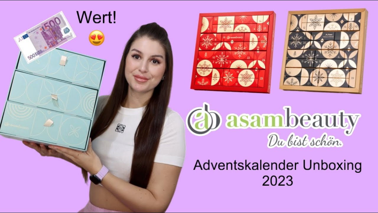 ÜBER 500€ WERT Der Beste ASAMBEAUTY ADVENTSKALENDER 2023 den es jemals gab!