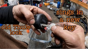 Thule roof rack lock rekeying hack