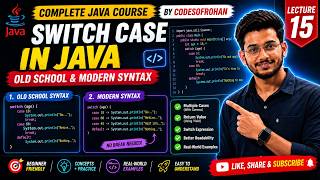 Java Switch Case Tutorial: Old School vs Modern Syntax, Yield | Complete Java Course #15