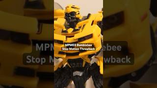 Transformers Stop Motion Throwback: MPM03 Bumblebee. #transformers #throwback #stopmotion #bumblebee