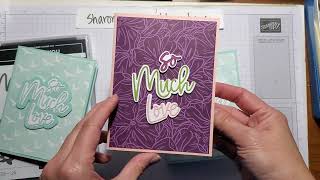 #97 VIDEO So Much Love Fun Fold card tutorial with pictures and video
