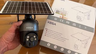 XEGA 4G LTE Cellular Security Camera Solar-Powered Outdoor Camera