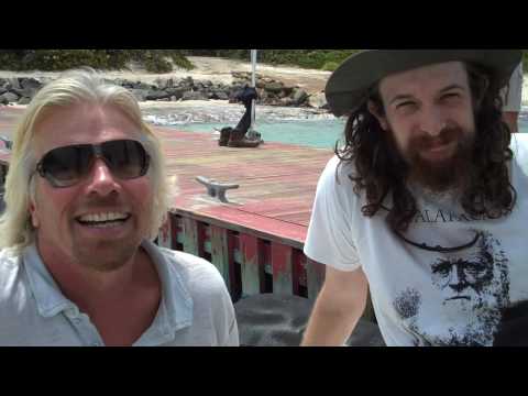 Sir Richard Branson and Tellman Knudson