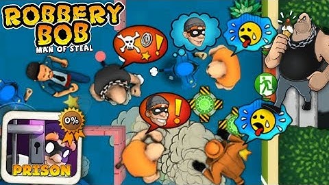 Robbery Bob : Gameplay walkthrough part 1 chapter 1 suburs (ios,android) game