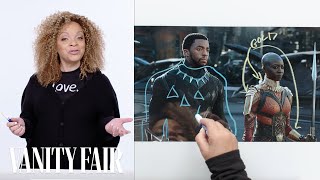 Black Panther's Costume Designer Breaks Down T'Challa's Entrance Scene | Vanity Fair