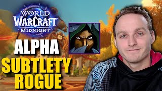 Midnight Alpha SUBTLETY ROGUE - What's new? Updates & QOL Changes