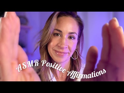 ASMR | Whispered Positive Encouragement 🤍 [Soothing your mind & body with Positive Affirmations]