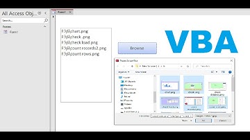 How to fill list Box from selected files in MS access VBA using File dialog