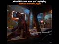What NPCs see when you’re playing as Batman