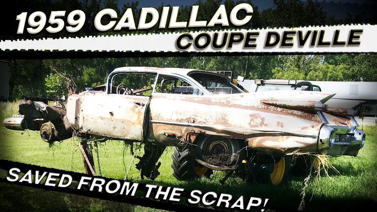 Abandoned For 50 Years In A Field 1959 Cadillac Coupe DeVille