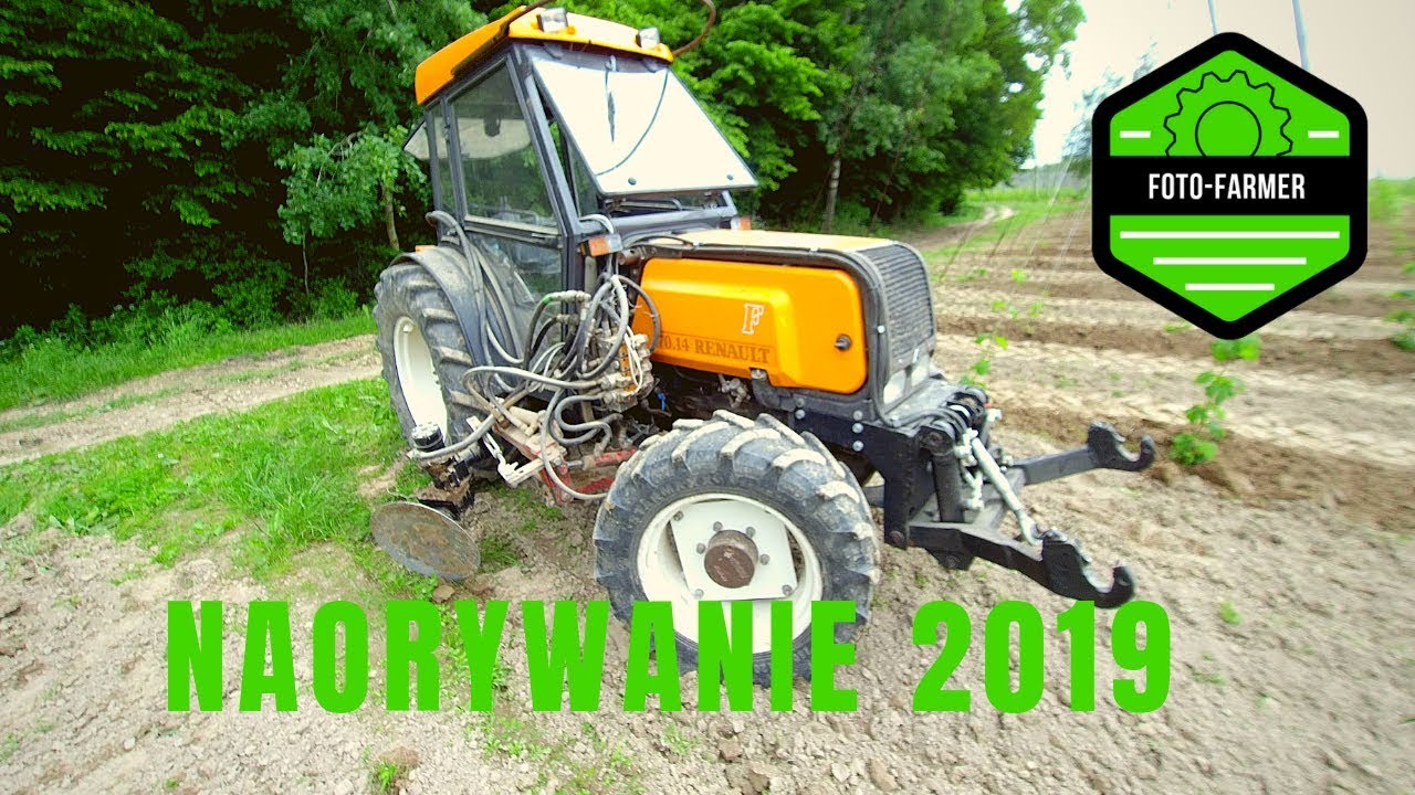 Kolejne prace w chmielu?? ☆ Naorywanie 2019 ☆ Renault 70.14 ☆ Foto- Farmer
