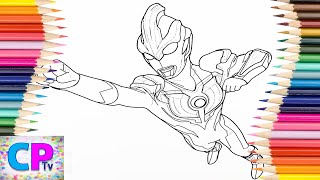Ultraman Ginga Coloring Pages,Picture of Flying Ginga,Coloring Pages Tv