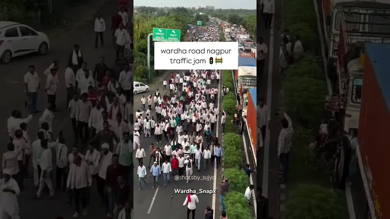 wardha road nagpur traffic jam 