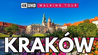KRAKOW Walking Tour 🇵🇱 Poland 4K 60fps | Explore Kraków’s Old Town & Main Square. No Commentary