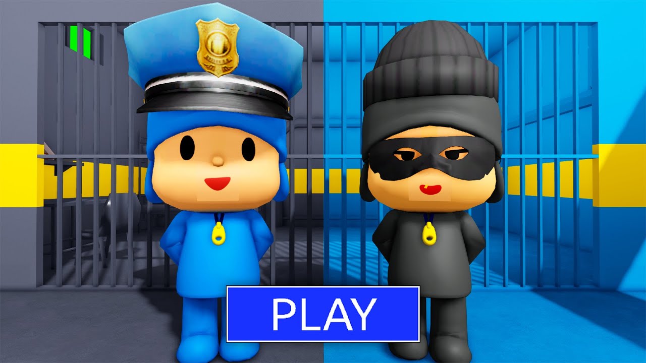 POCOYO TOYS PRISON RUN Roblox! Gameplay Walkthrough 