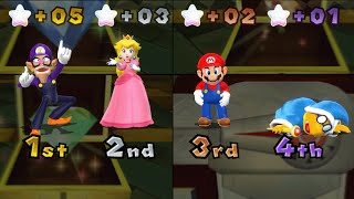 Mario Party 9 - Waluigi Vs Mario Vs Peach Vs Magikoopa - Bob-Omb Factory