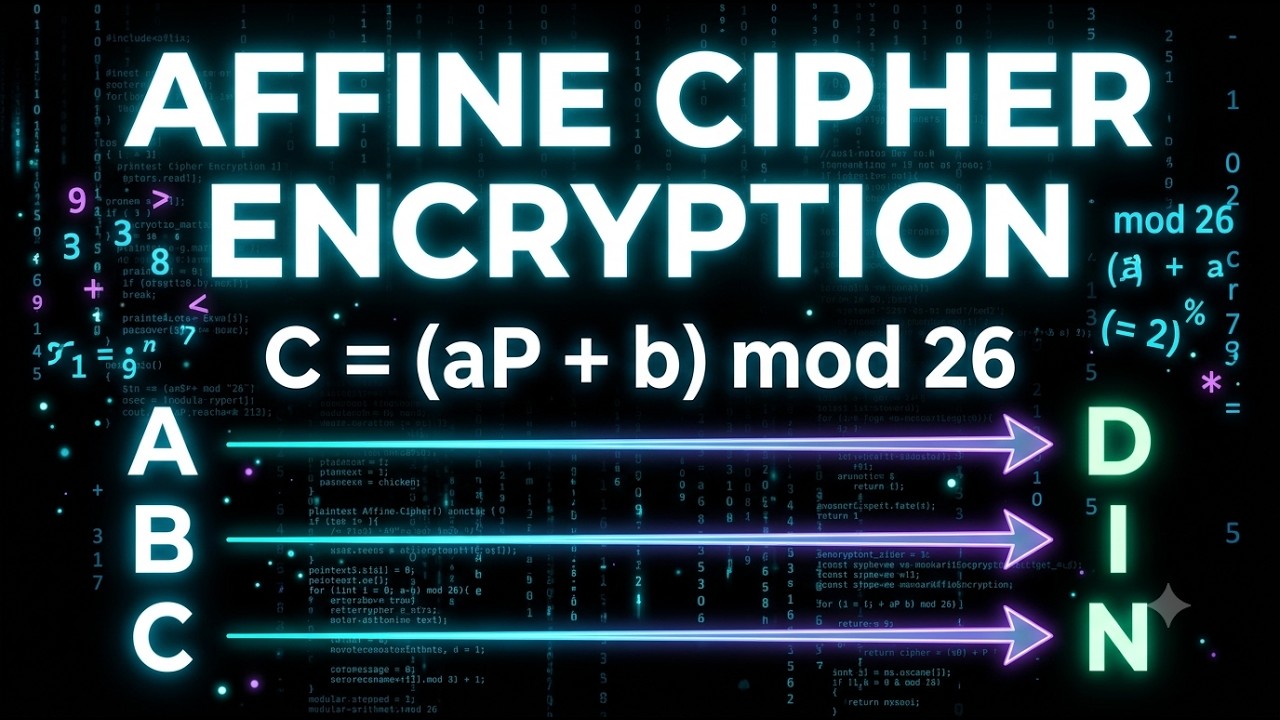 Affine Cipher Encryption / Decryption - YouTube