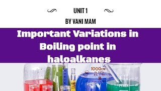 10.12 Important Variations in Boiling point in haloalkanes| Class 12 |tricks |