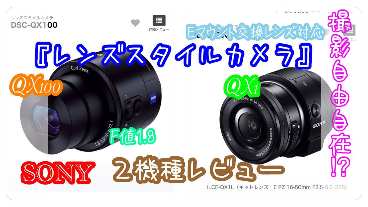 総合通販サイト SONY レンズスタイルカメラ DSC-QX100 ZEISSレンズ