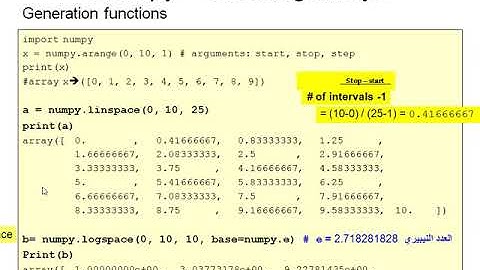 CS210 OBJECT ORIENTED PYTHON  AMAL  ABU NASER Chapter 4 Numpy Part 2
