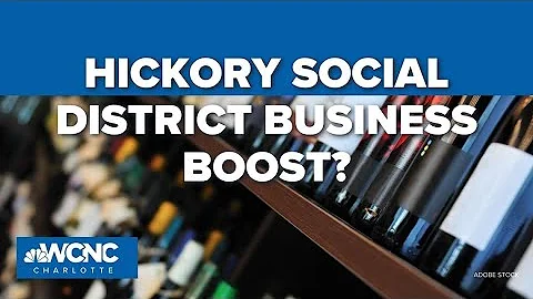 Hickory social district business boost?