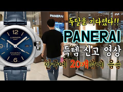 1040만원! 두달을 기다린 국내 20개 미만 파네라이 한정판 레어템 - 매장 방문기 - 루미노르 PAM01033