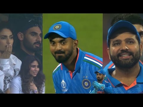 Rohit Ritika Athiya reaction on KL Rahul Mysterious look After Successful DRS like Dhoni