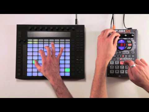 Live electro session played on Ableton Push with the Now in Control sound pack