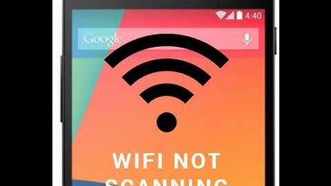 [FIX] Nexus 5 WiFi not scanning