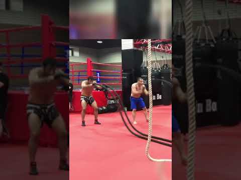 Nabi Mammadov : Training with battle ropes