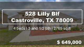 528 Lilly Blf Castroville, TX 78009