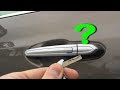 Hidden Key Hole locked door No Remote Detected start car with dead key fob battery XT5