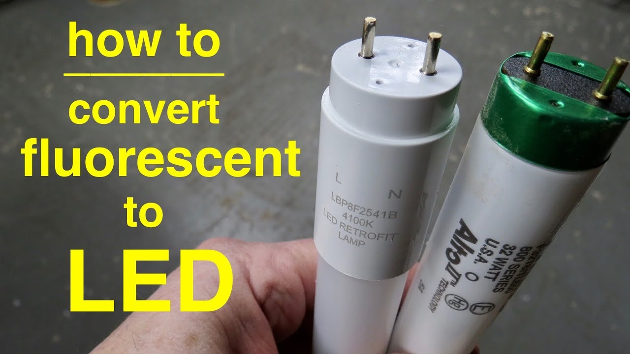 How To Convert T8 Fluorescent Lights To Led ● Explained In Simple Terms