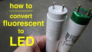 How To ● Convert T8 Fluorescent Lights to LED ● Explained in Simple Terms