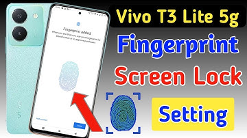 Vivo t3 lite 5g fingerprint screen lock | fingerprint lock setting in Vivo t3 lite/Vivo pattern lock