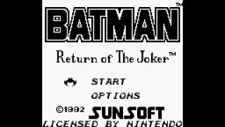 Game Boy Longplay [050] Batman: Return of the Joker (US/EU)