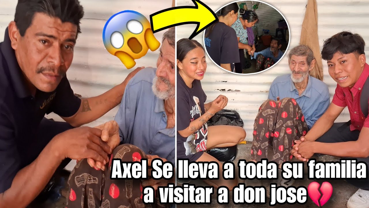 DON JOSE YA SIENTE QE YA NO PUEDE MÁS/ AXEL E CHINA Y SUS PADRES LLEGARON AL LUGAR