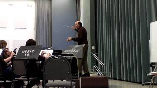 Allan McMurray Rehearses the UPS Wind Ensemble, Wagner