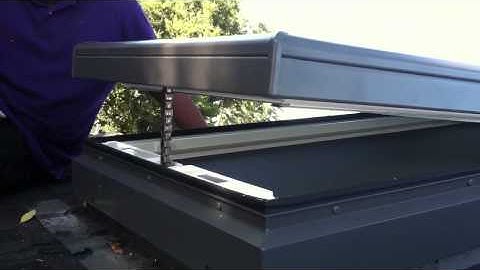 The Velux electric skylight rain sensor testing