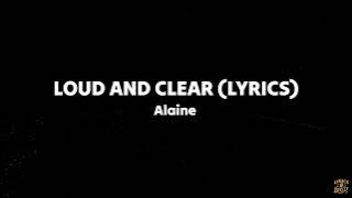 Alaine ft Arif Cooper _ Love U Loud & Clear(lyrics) (Relationship riddim)