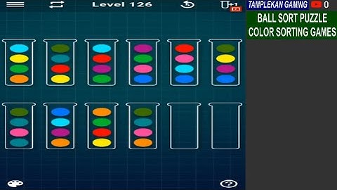 Ball Sort Puzzle - Color Sorting Games #16 - Level 126-130