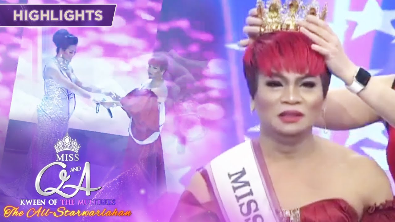 Manny Dionisia wins the first Miss Q&A All-Starwarlahan crown | Miss Q ...