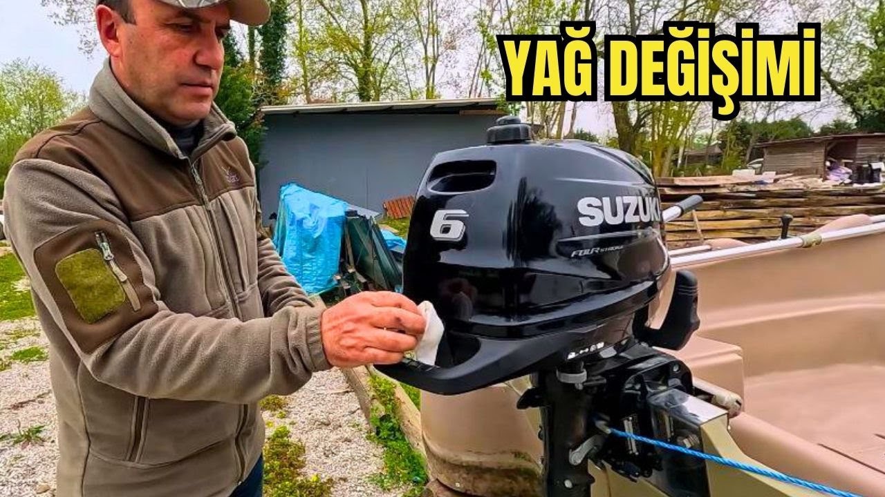 Suzuki 6 Hp Yağ Değişimi - Dıştan Takma Motor