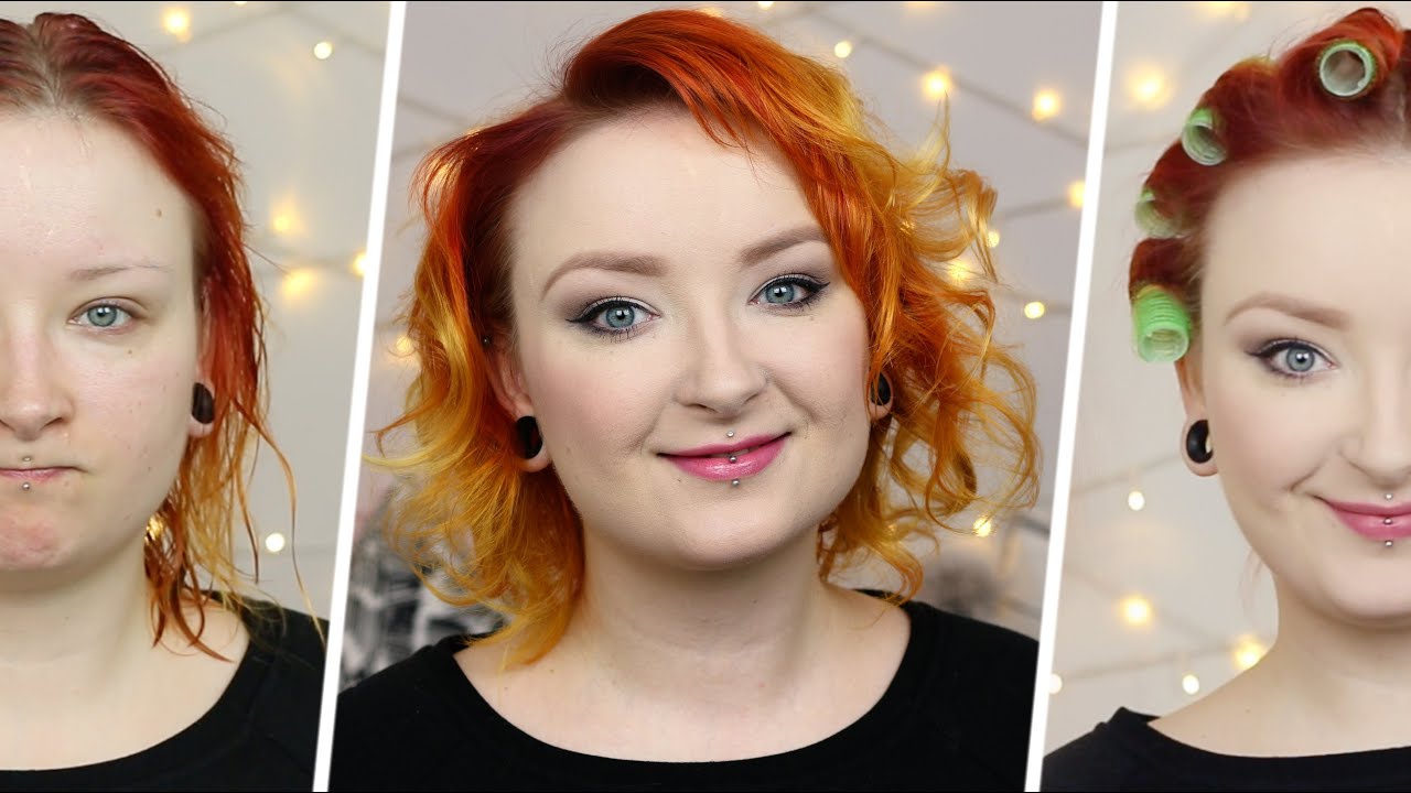 Mój sposób na loki? Wałki na rzepy! ♡ Red Lipstick Monster ♡