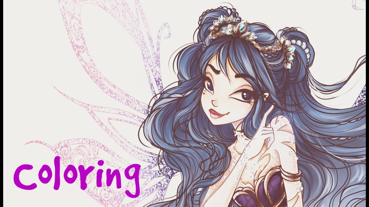 Coloring Speedpaint Brillix (by Brillantezza)