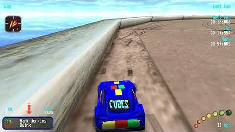 Re-Volt Custom Track 8 track by, SpaceDog, 16 Cars 4 Laps & Pickups!