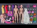 21 Minutes Satisfying with Unboxing Barbie Family Playset, Doll Dressup Set Toys ASMR | Review Toys