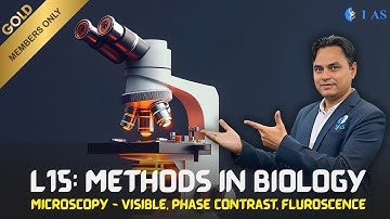 L15 Microscopic Techniques - Visible, Phase Contrast, Fluorescence Microscopy - Methods in Biology