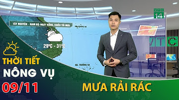 Thời tiết nông vụ 09/11/2023:Tây Nguyên, Nam Bộ ngày nắng chiều tối mưa rải rác | VTC14